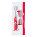 Toothie rouge  set brosse à dents 