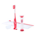 Toothie red  toothbrush set 