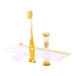 Toothie yellow  toothbrush set 