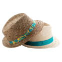 Strawra beige  chapeau de paille 