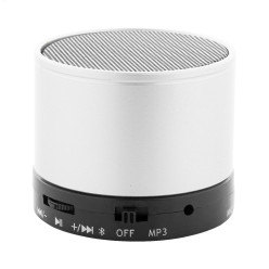 Decibel silver  wireless speaker 