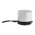Decibel silver  wireless speaker 