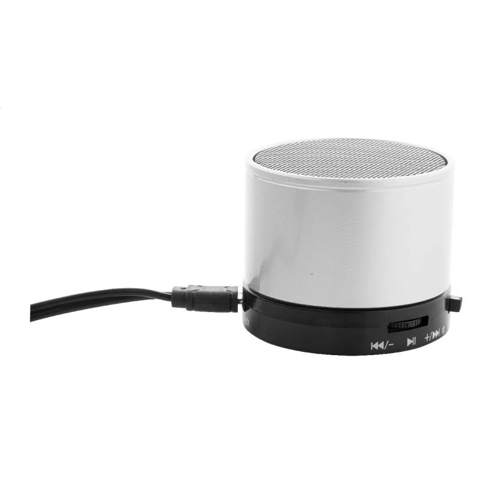 Decibel silver  wireless speaker 