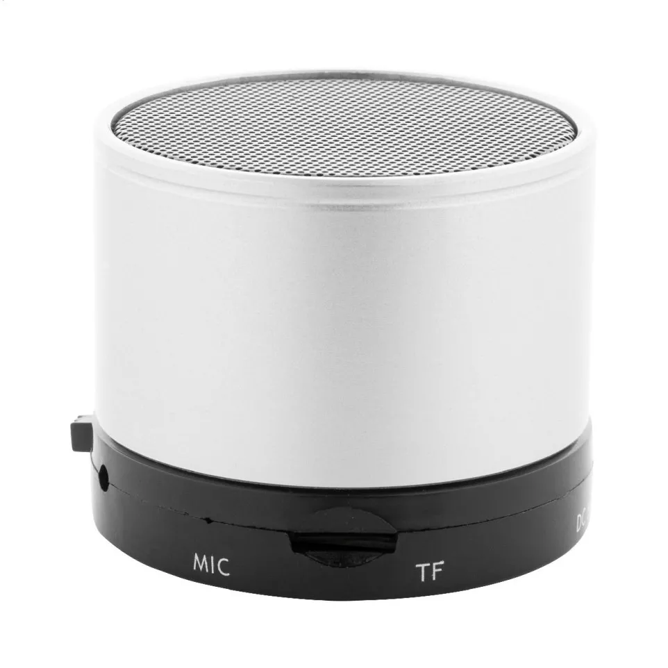 Decibel silver  wireless speaker 