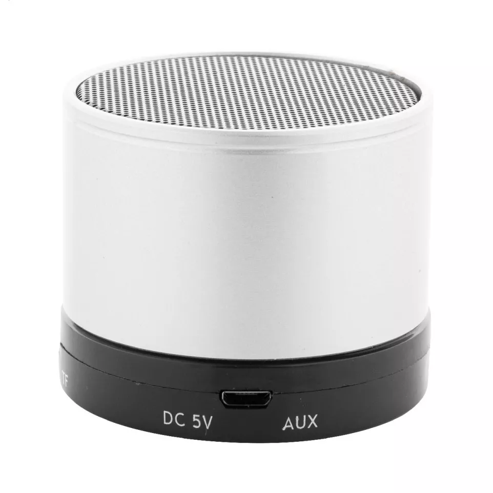 Decibel silver  wireless speaker 