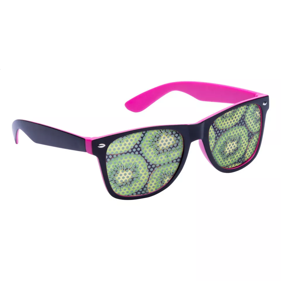 Noosa fuchsia noir lunettes de soleil 
