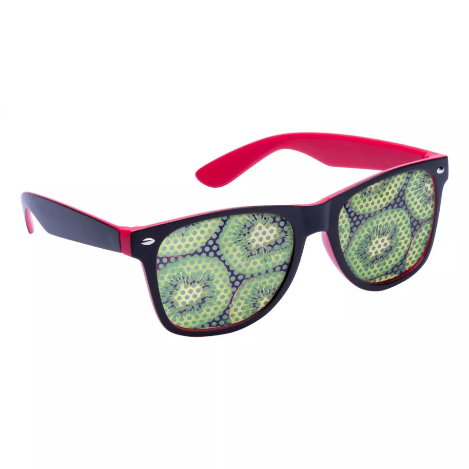 Noosa red black sunglasses 