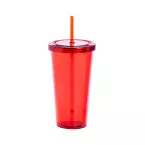 Combler rouge  Gobelet en plastique 