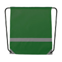 Vidraw green  reflective drawstring bag 