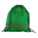 Vidraw green  reflective drawstring bag 