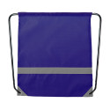 Vidraw blue  reflective drawstring bag 