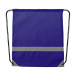 Vidraw blue  reflective drawstring bag 