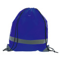 Vidraw blue  reflective drawstring bag 