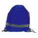 Vidraw blue  reflective drawstring bag 