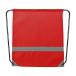 Vidraw red  reflective drawstring bag 
