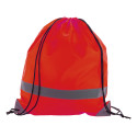 Vidraw red  reflective drawstring bag 