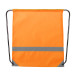 Vidraw orange  reflective drawstring bag 