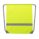 Vidraw yellow  reflective drawstring bag 