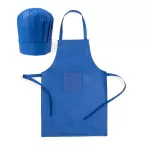 Mincok blauw  chef set voor kinderen 
