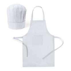 Mincok white  chef set for kids 