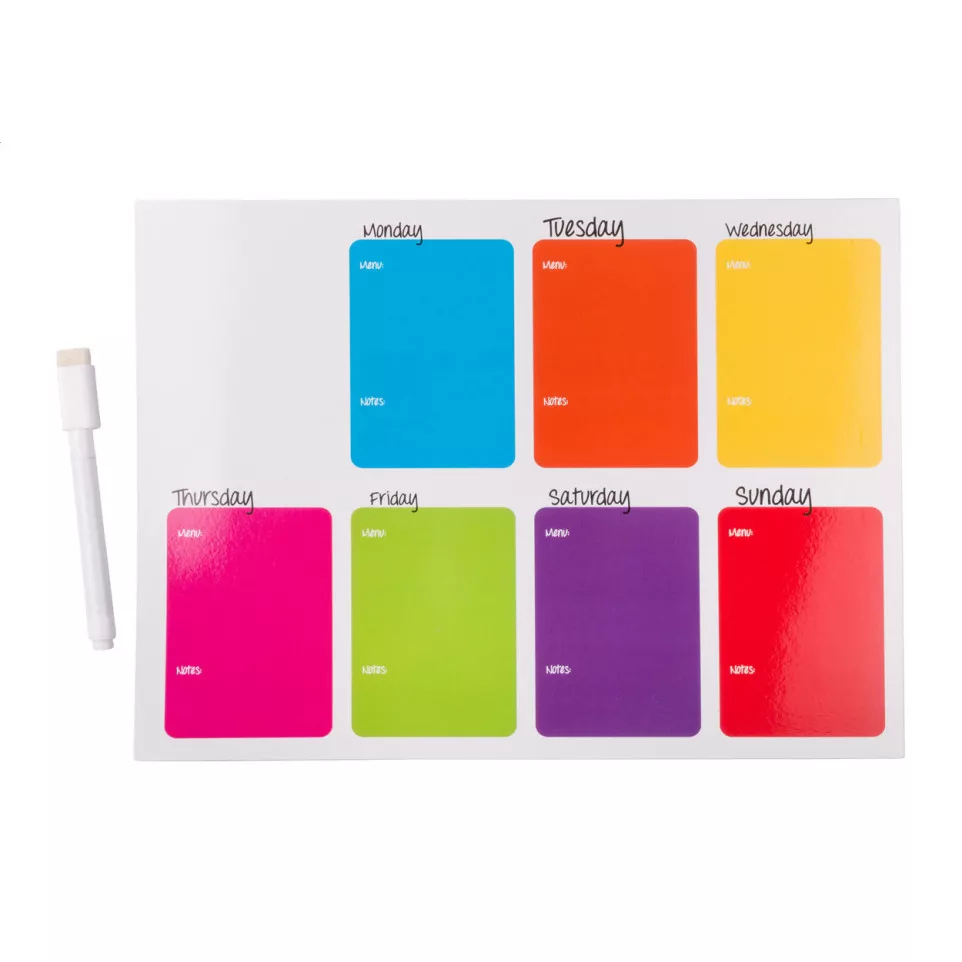 Wefri multicolour  magnetic note board 