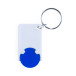 Trolex bleu blanc porte-clés jeton 