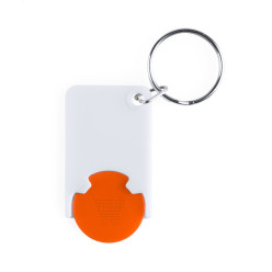 Trolex orange blanc porte-clés jeton 
