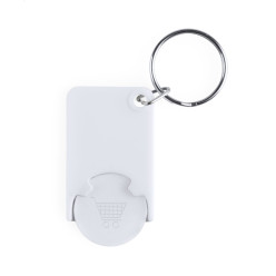Trolex blanc blanc porte-clés jeton 