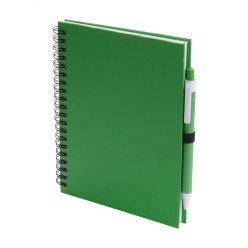 Corylus green  notebook 