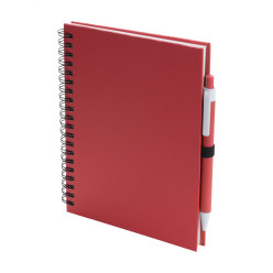 Corylus red  notebook 