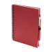 Corylus red  notebook 