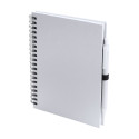 Corylus white  notebook 