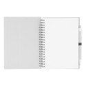 Corylus white  notebook 