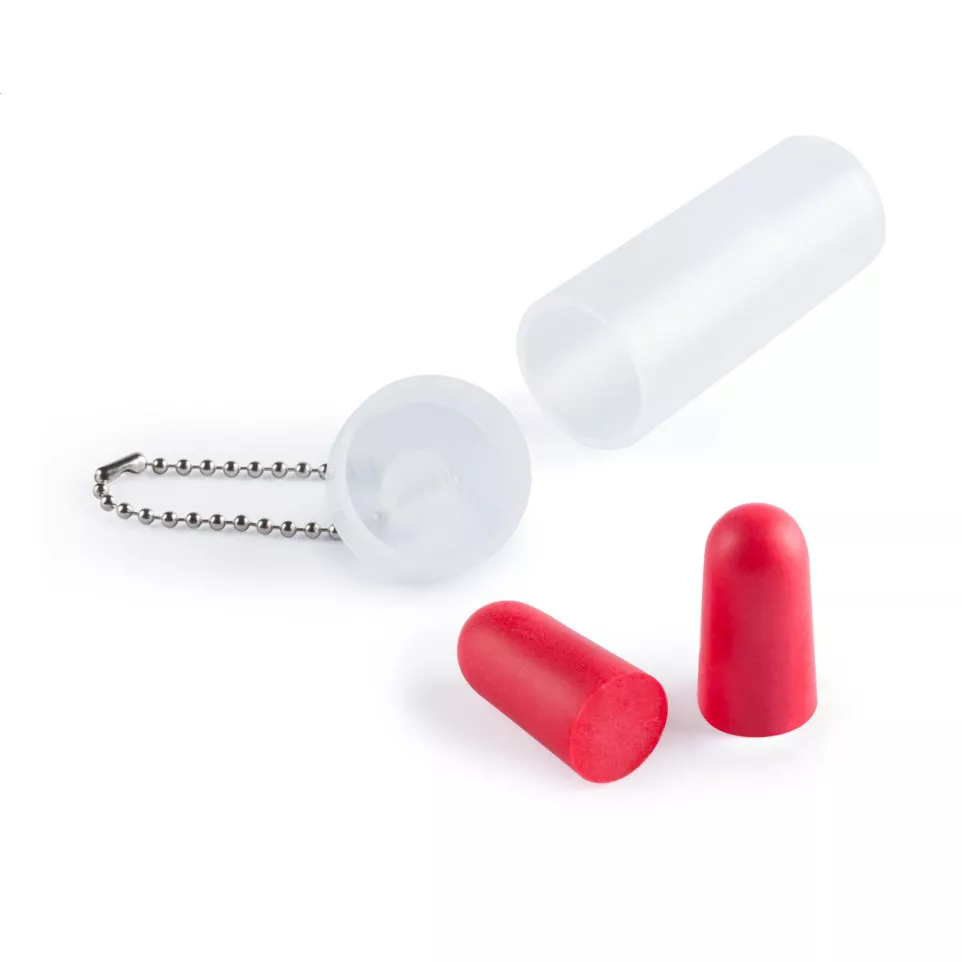 Plux rouge  bouchons d'oreilles 