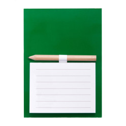 Pecfri groen  magnetisch notitieblok 