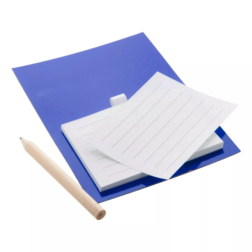 Pecfri blue  magnetic notepad 