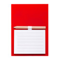 Pecfri red  magnetic notepad 