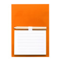 Pecfri orange  magnetic notepad 