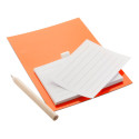 Pecfri orange  magnetic notepad 