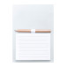 Pecfri white  magnetic notepad 