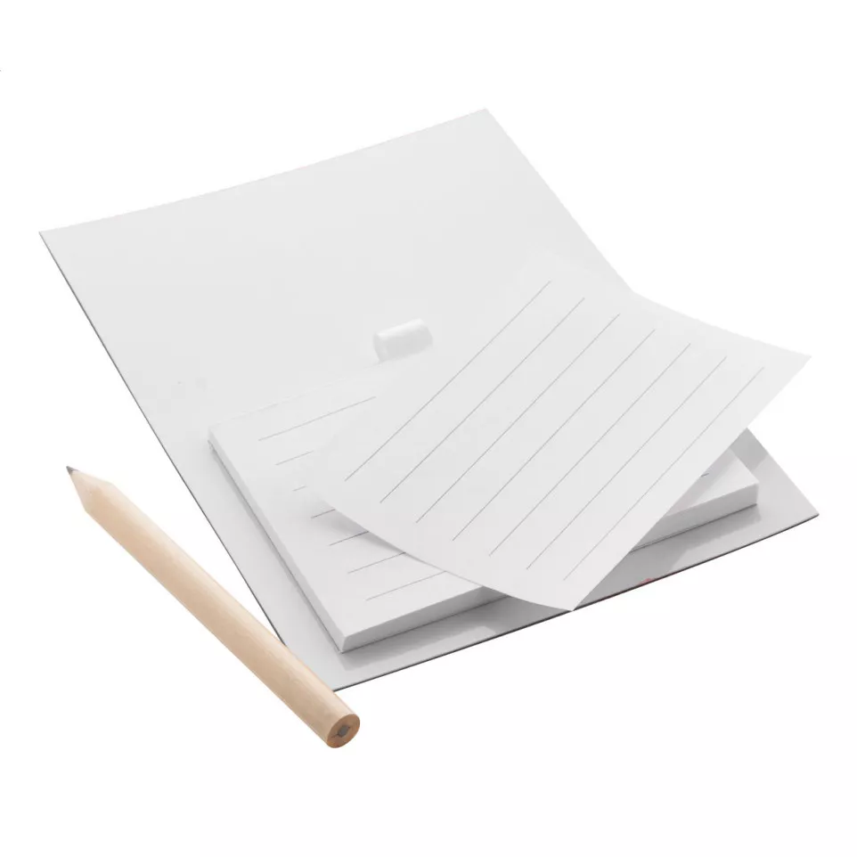 Pecfri white  magnetic notepad 