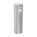 Balzur silver  USB power bank 