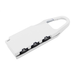 Baiyun white  luggage lock 