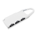 Baiyun white  luggage lock 