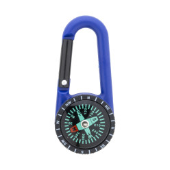 Edmund blue black carabiner 