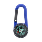 Edmund blue black carabiner 