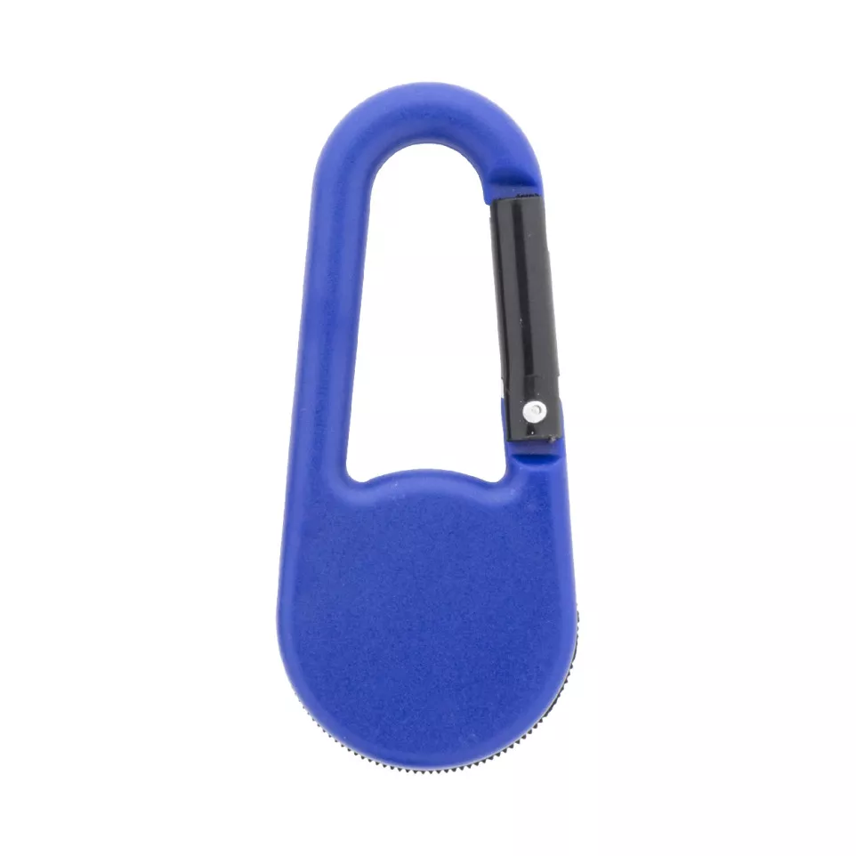 Edmund blue black carabiner 