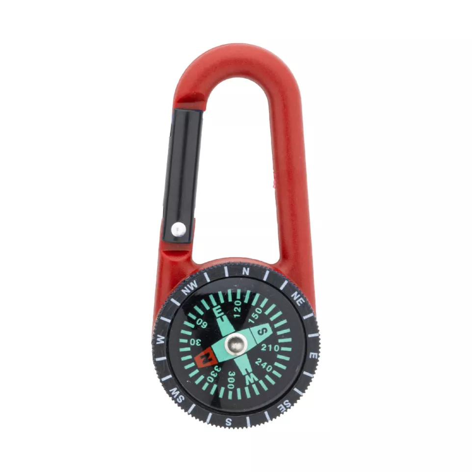 Edmund red black carabiner 
