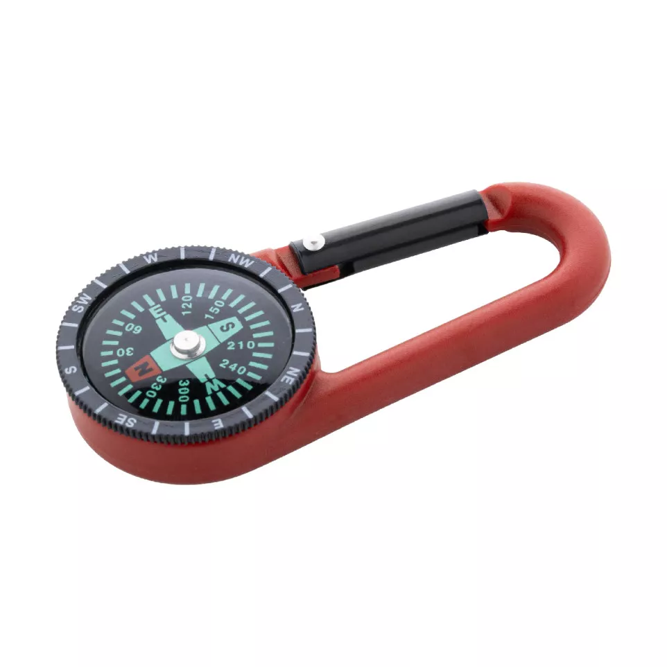 Edmund red black carabiner 