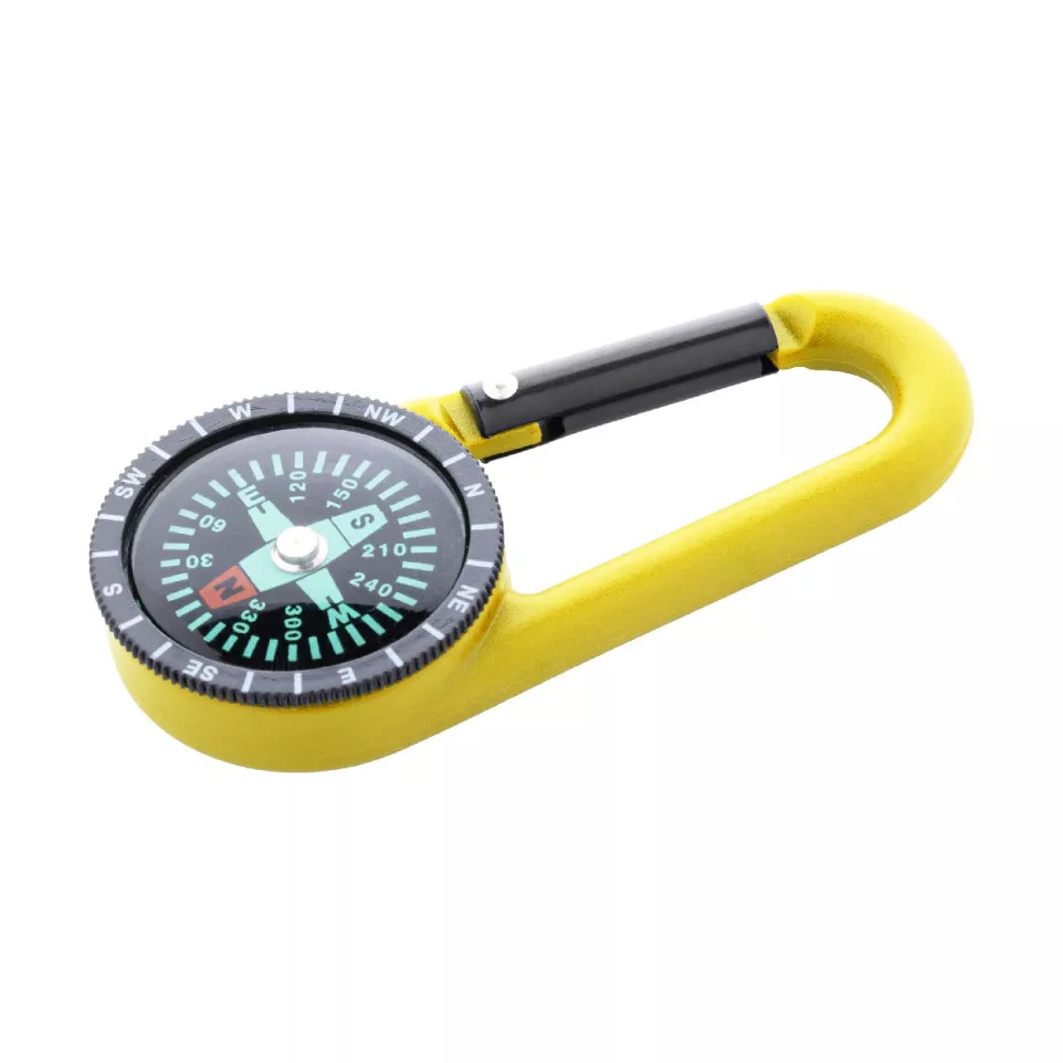 Edmund jaune noir mousqueton 